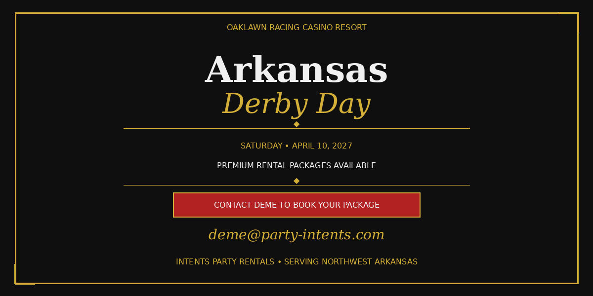 Arkansas Derby Day